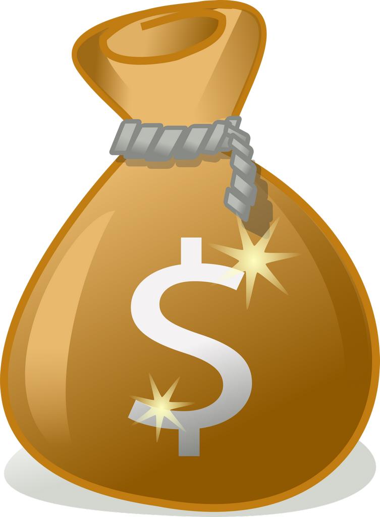 Bag of gold money
